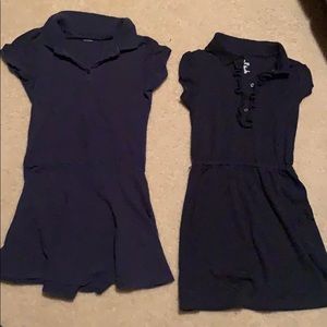 GIRLS BLUE SCHOOL UNIFORM DRESSES